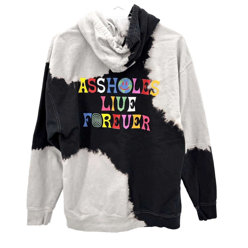 Assholes*s Live Forever A.L.F Astro World Hoodie Size L Tie Dye Sweatshirt